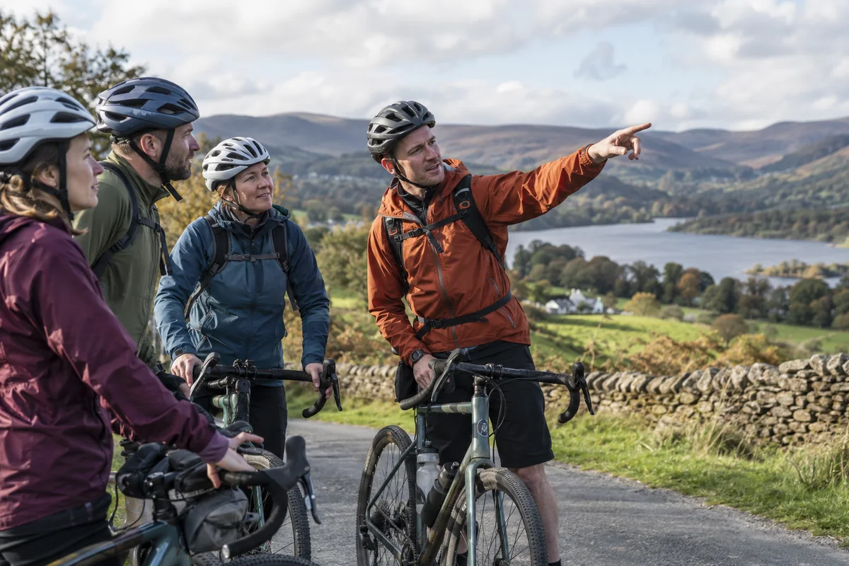 Cyclist or mechanic demonstrating practical considerations for Independent UK Cycling Guides